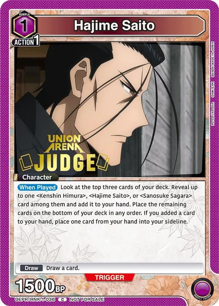 Hajime Saito (Judge Pack)