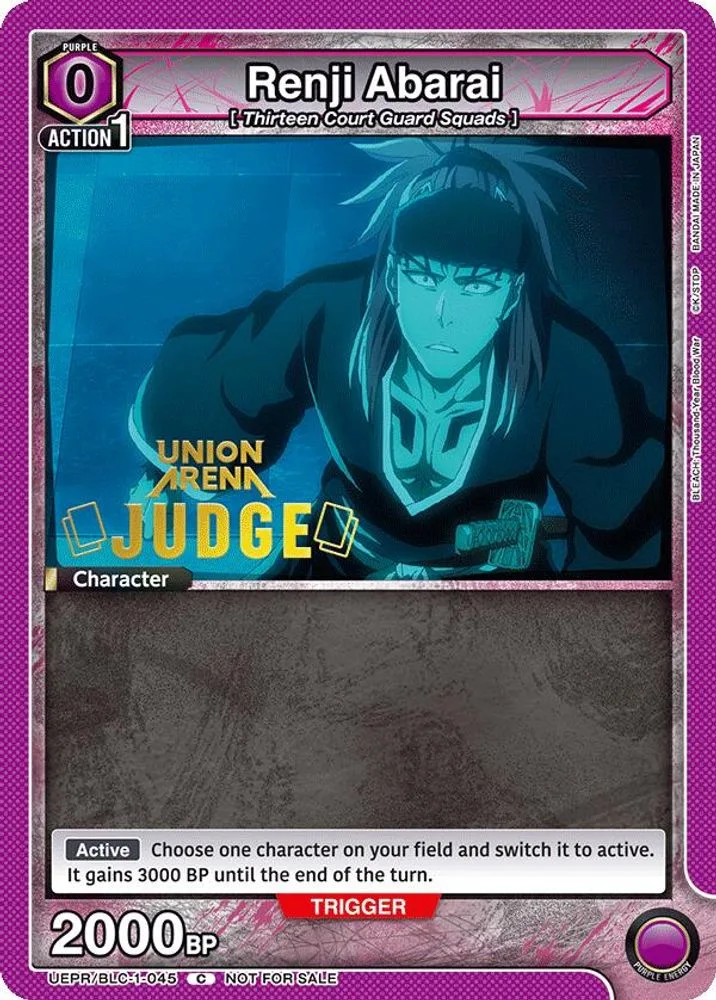 Renji Abarai (Judge Pack)