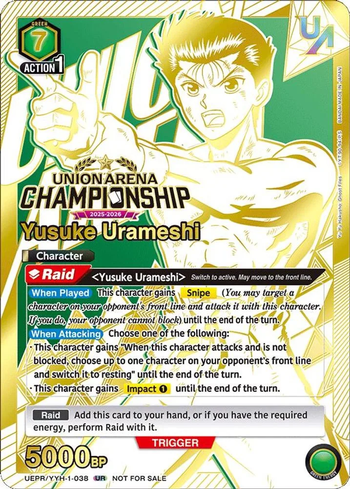 Yusuke Urameshi (Regionals 25-26)
