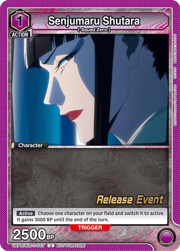 Senjumaru Shutara (Release Event)