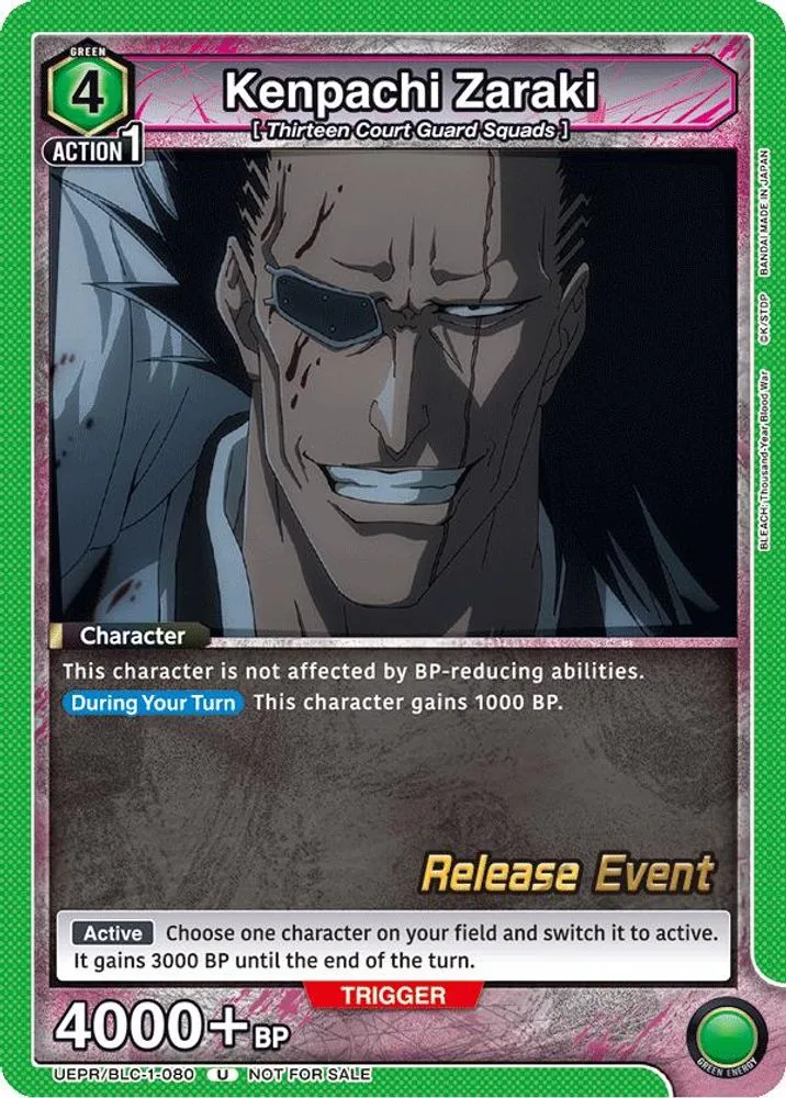 Kenpachi Zaraki (Release Event)