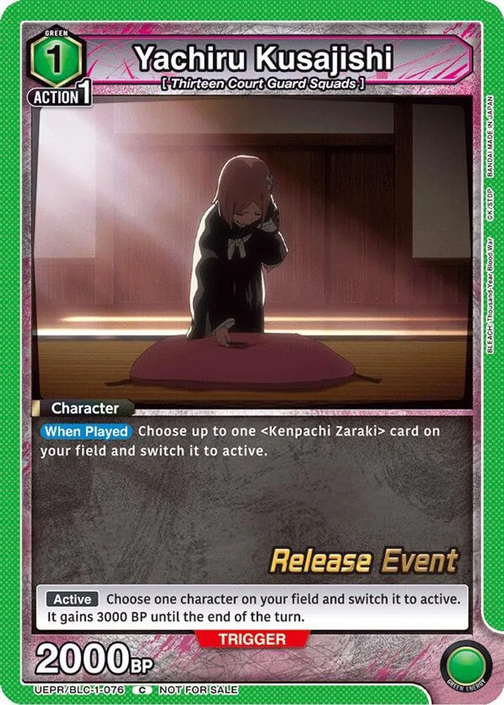 Yachiru Kusajishi (Release Event)