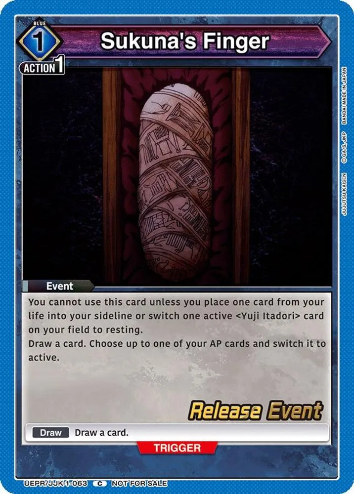Sukuna's Finger (Release Event)