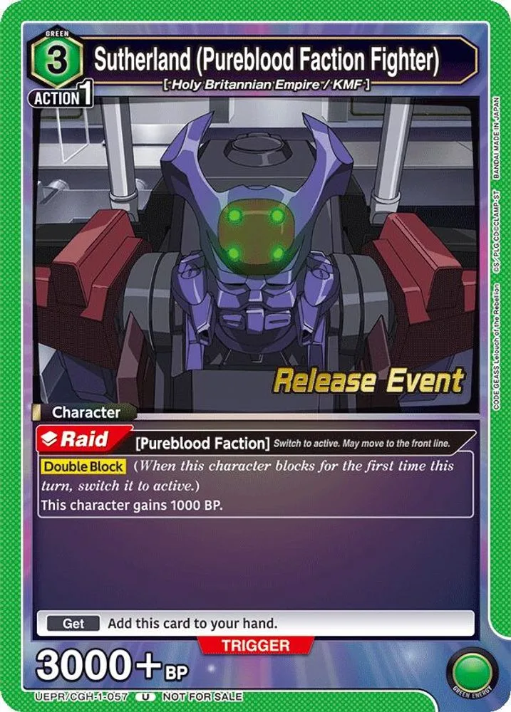 Sutherland (Pureblood Faction Fighter) (Release Event)