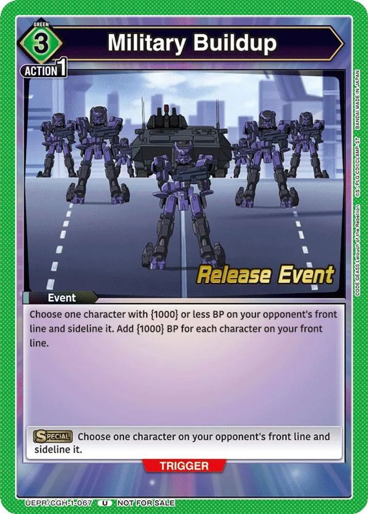 Military Buildup (Release Event)