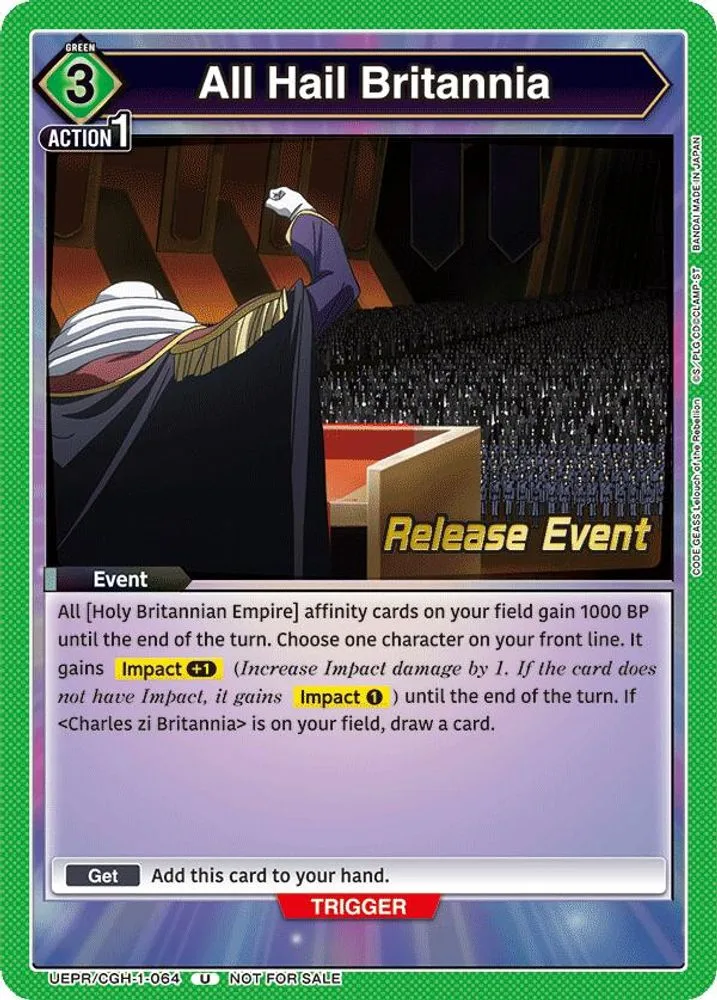 All Hail Britannia (Release Event)