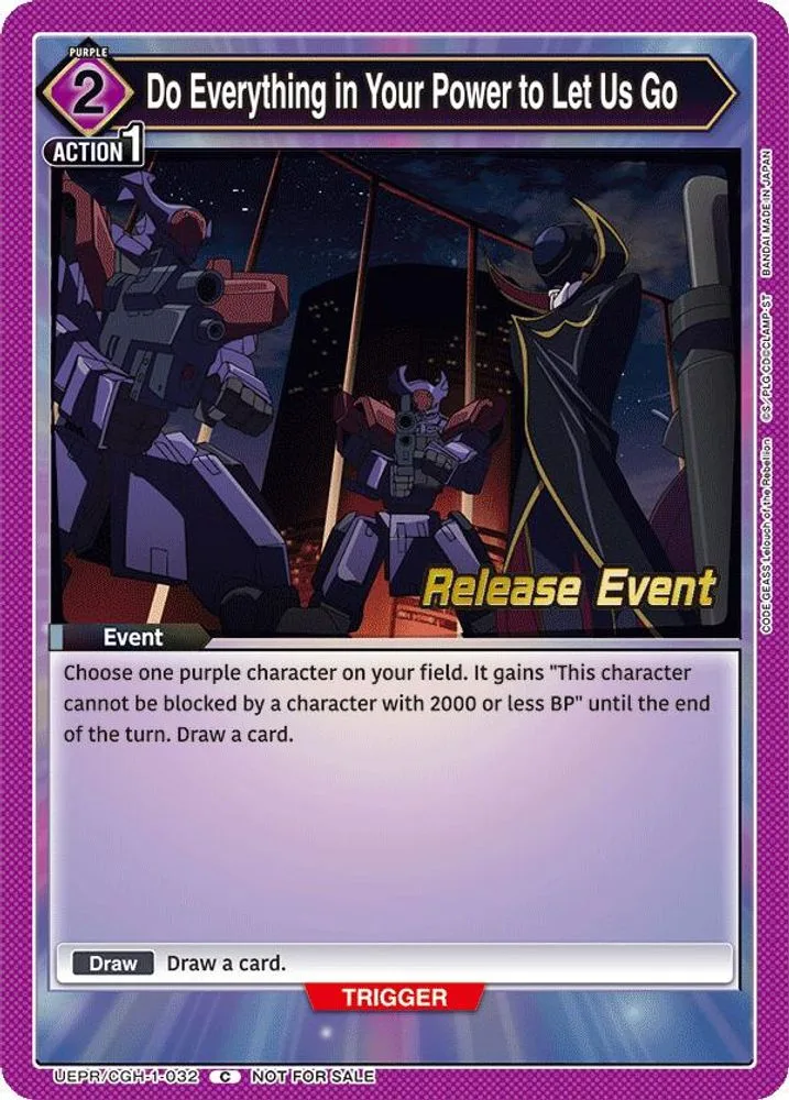 Do Everything in Your Power to Let Us Go (Release Event)