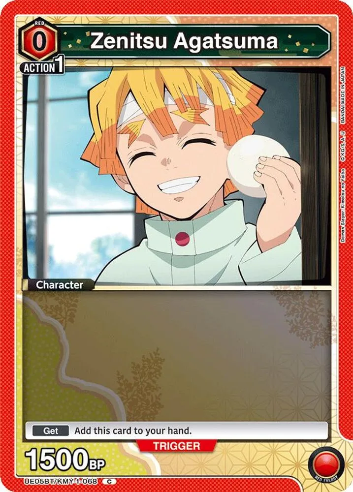Zenitsu Agatsuma (Box Topper Foil)