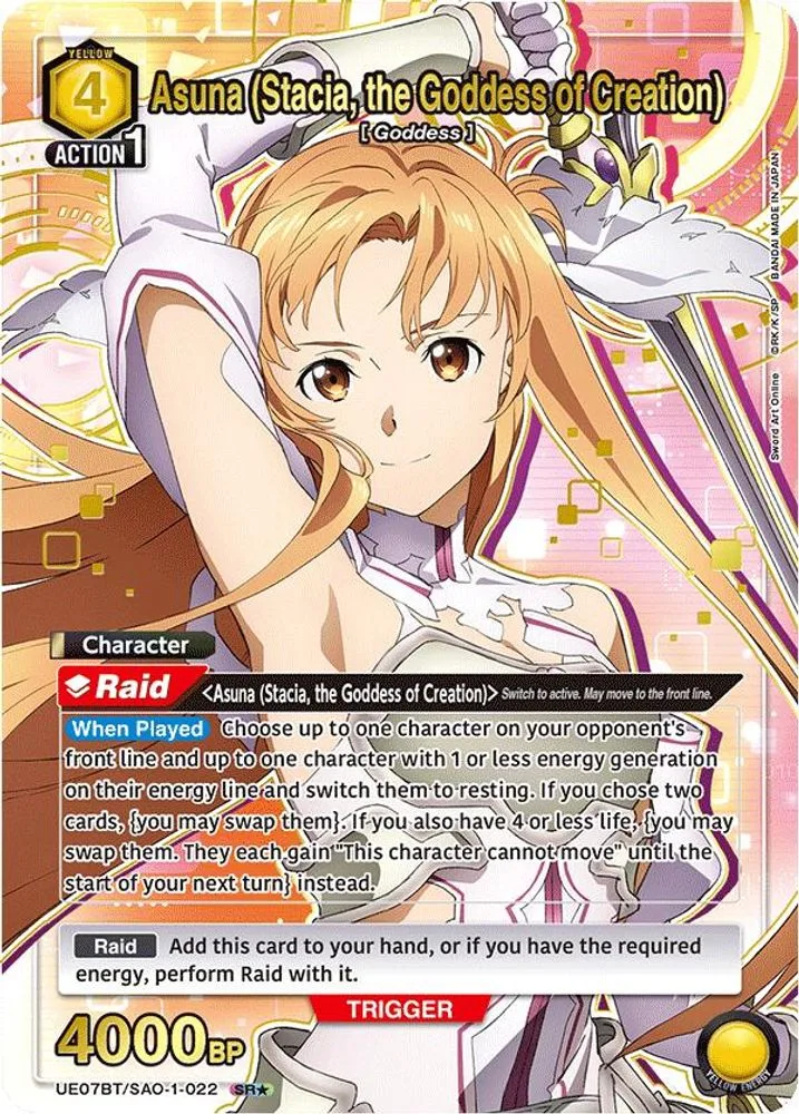 Asuna (Stacia, the Goddess of Creation · SR*)