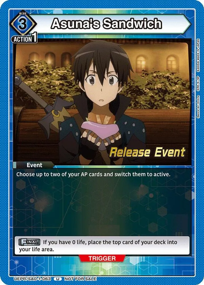 Asuna's Sandwich (Release Event)