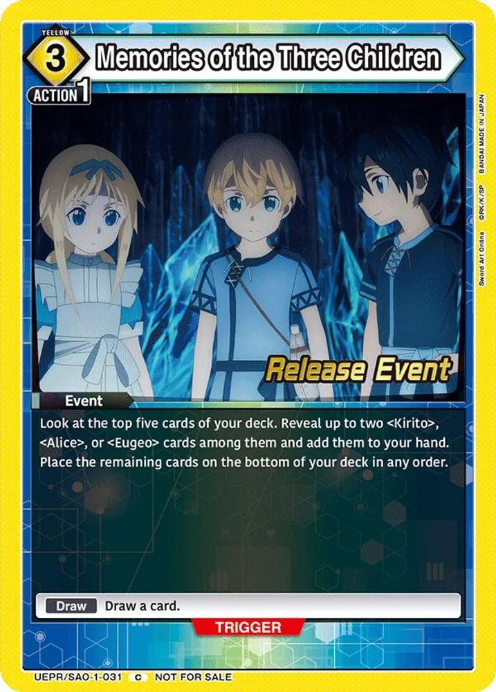 Memories of the Three Children (Release Event)