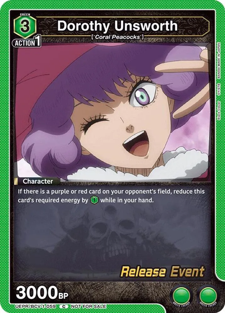Dorothy Unsworth (Release Event)