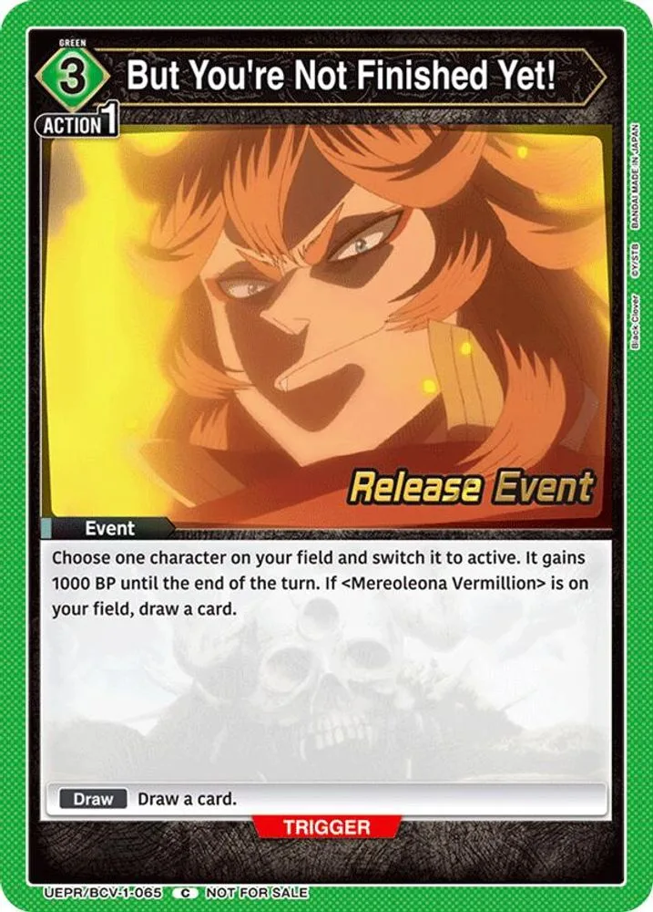 But You're Not Finished Yet! (Release Event)