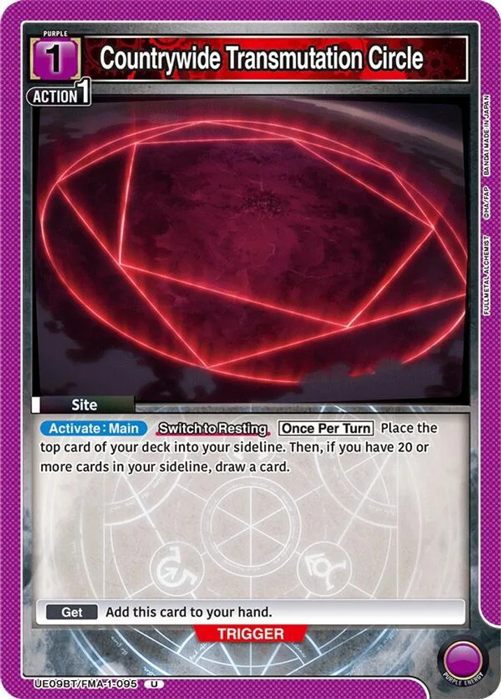 Countrywide Transmutation Circle