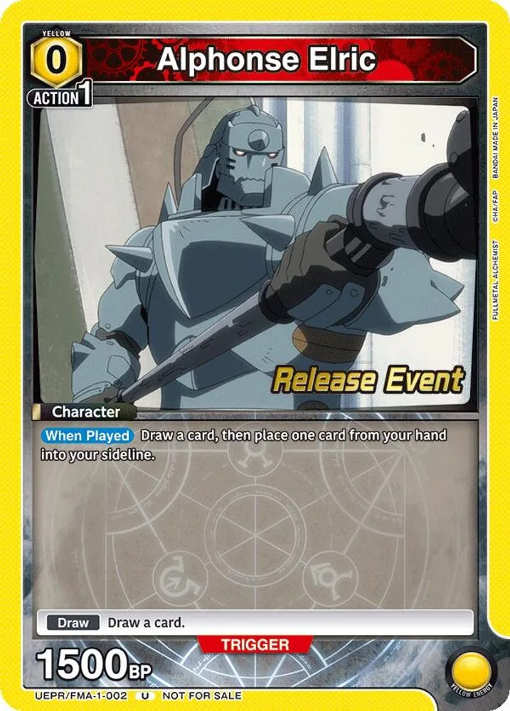 Alphonse Elric (Release Event)