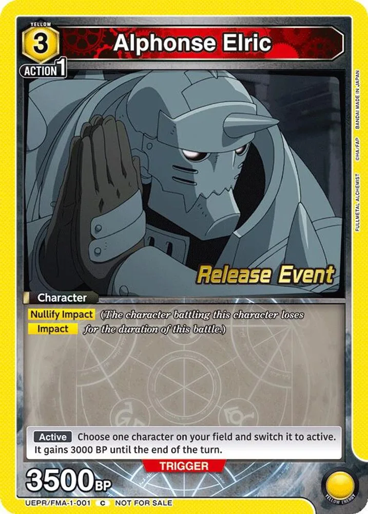 Alphonse Elric (Release Event)