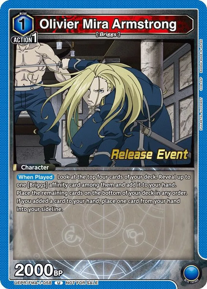 Olivier Mira Armstrong (Release Event)
