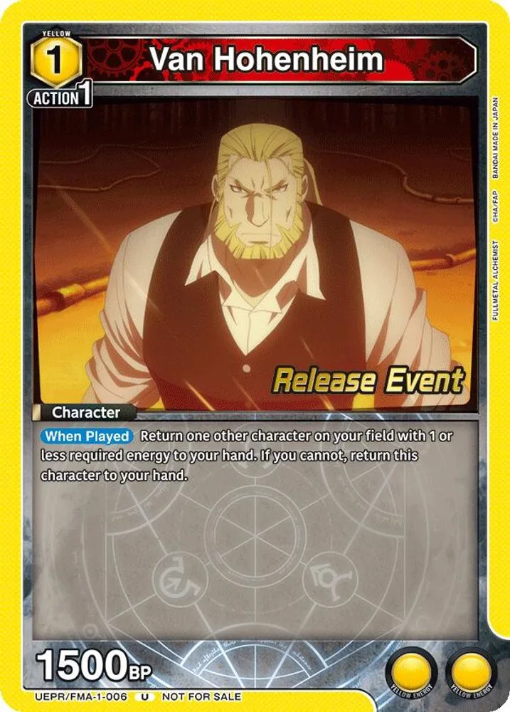 Van Hohenheim (Release Event)