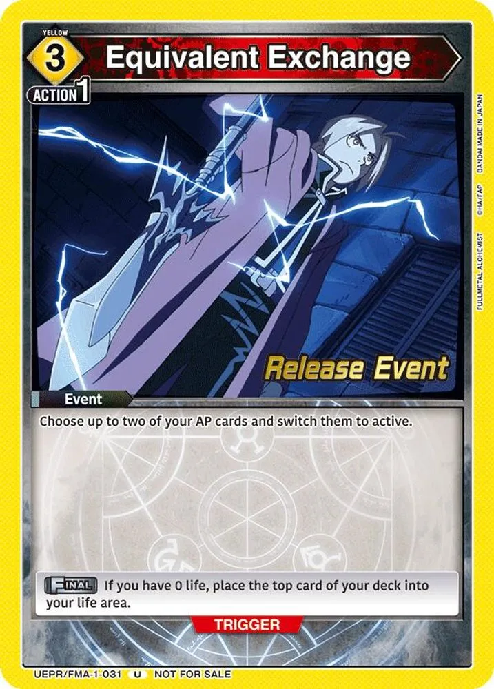 Equivalent Exchange (Release Event)