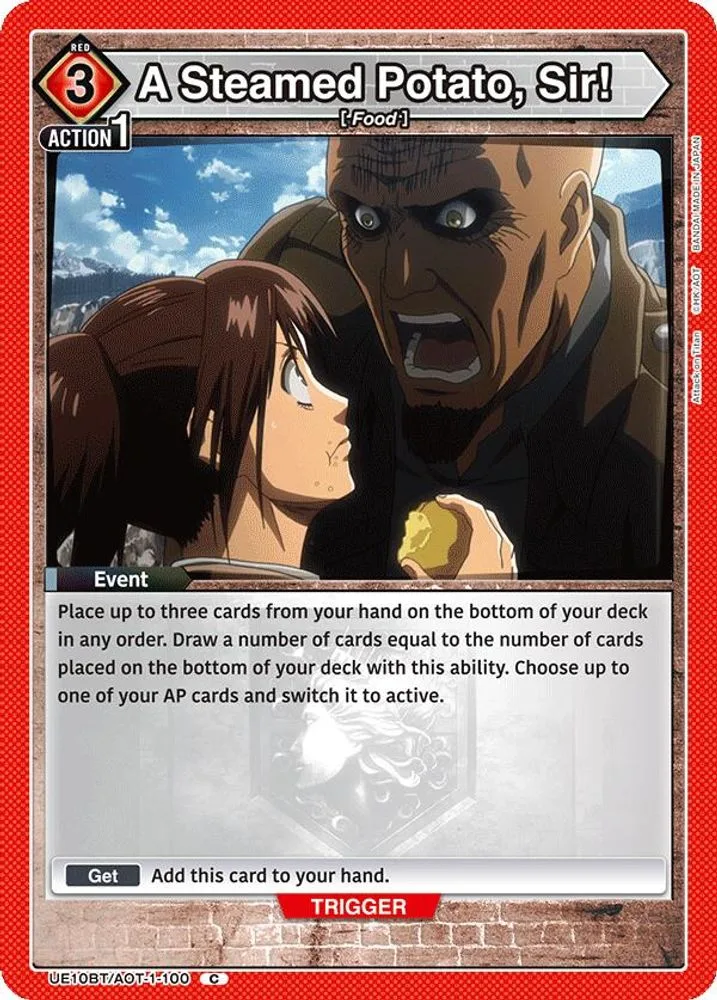 A Steamed Potato, Sir!