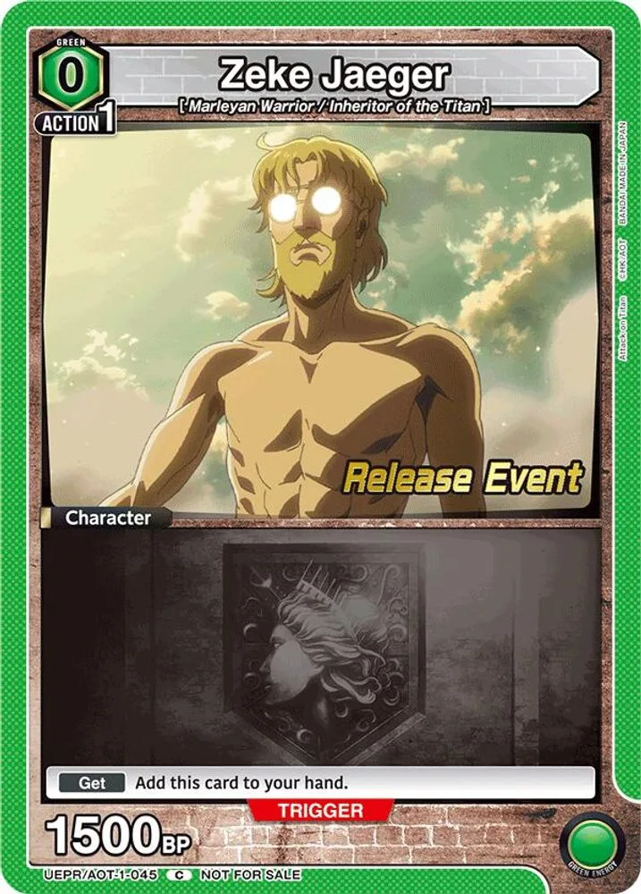Zeke Jaeger (Release Event)