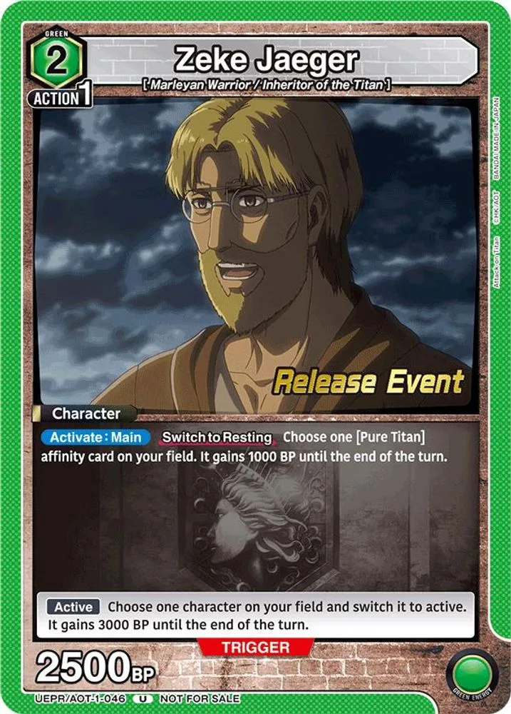 Zeke Jaeger (Release Event)