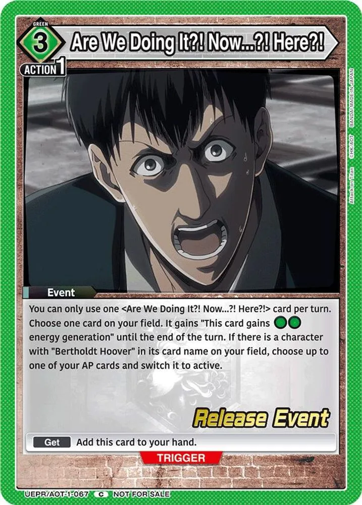 Are We Doing It?! Now...?! Here?! (Release Event)