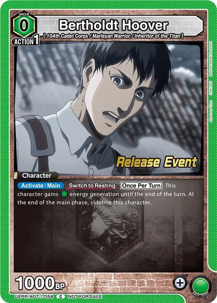 Bertholdt Hoover (Release Event)