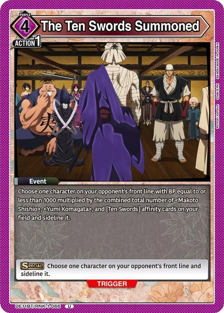 The Ten Swords Summoned
