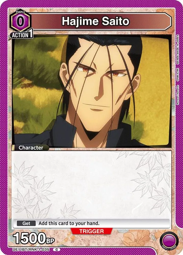 Hajime Saito (Box Topper Foil)