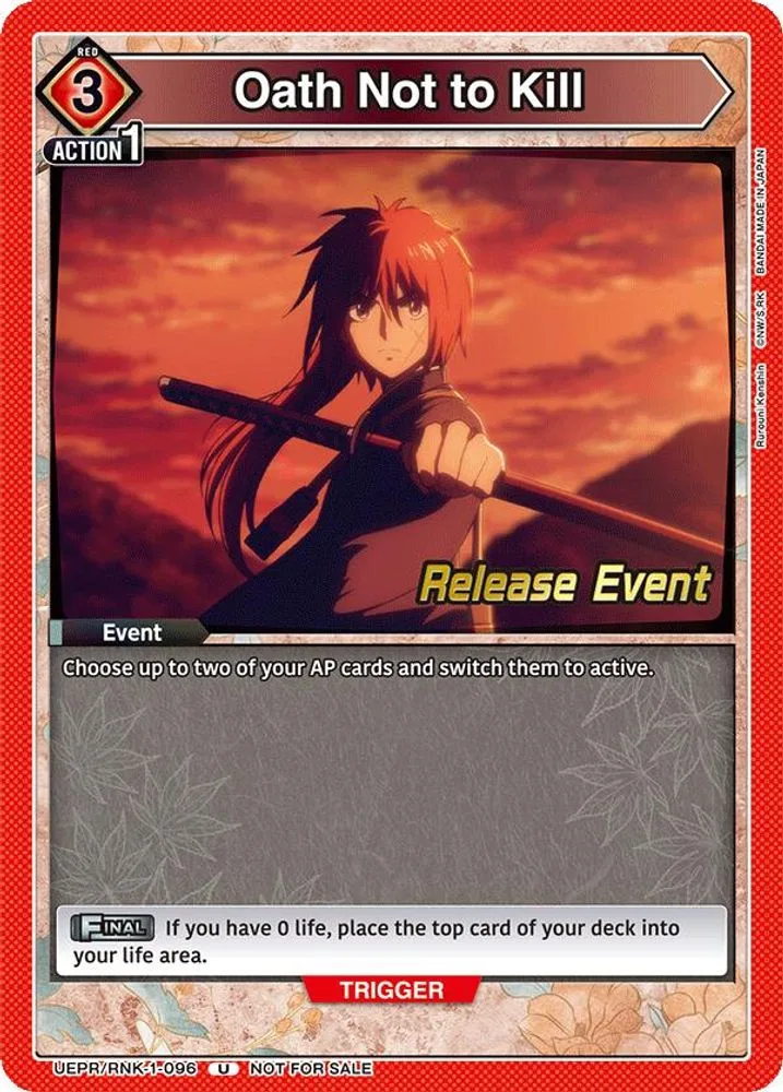 Oath Not to Kill (Release Event)
