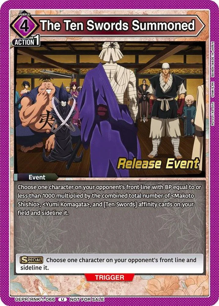 The Ten Swords Summoned (Release Event)