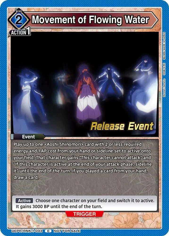 Movement of Flowing Water (Release Event)