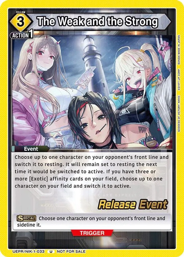 The Weak and the Strong (Release Event)