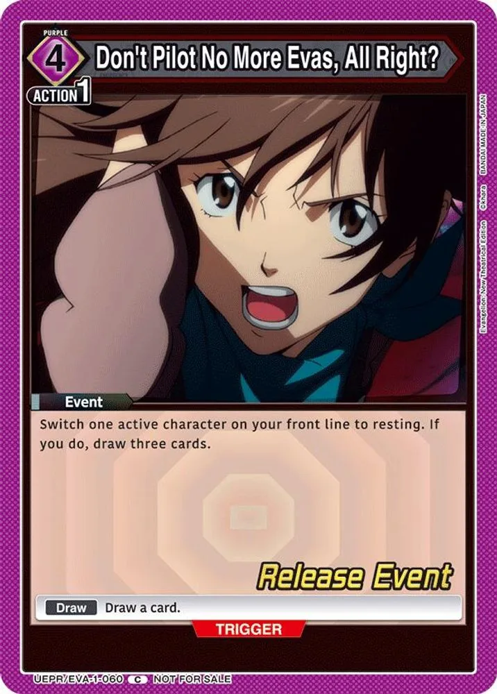 Don't Pilot No More Evas, All Right? (Release Event)