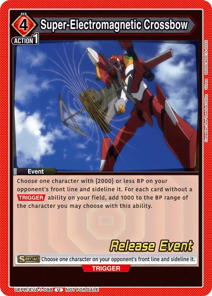 Super-Electromagnetic Crossbow (Release Event)