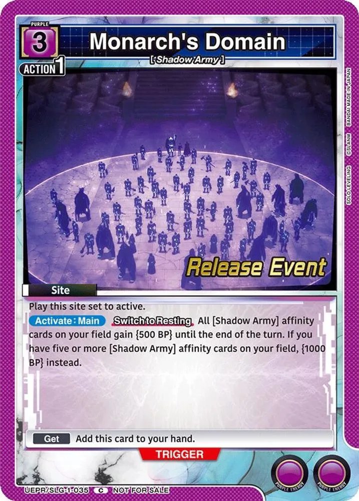 Monarch's Domain (Release Event)