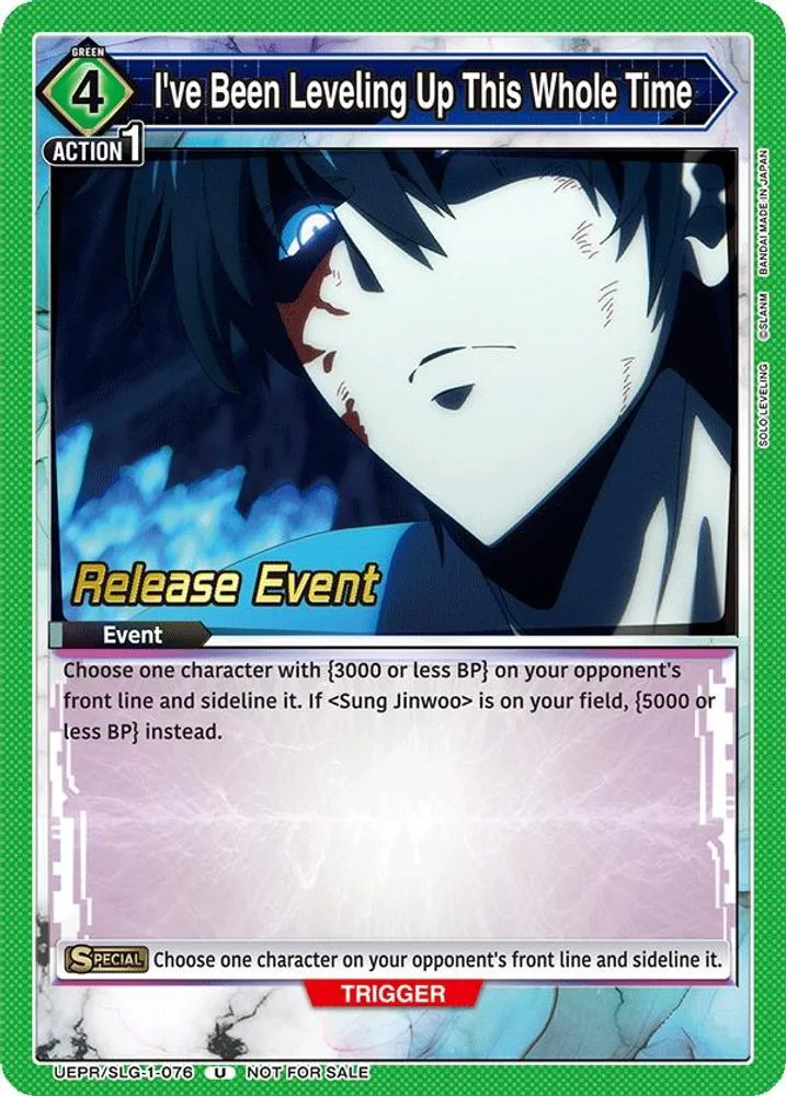 I've Been Leveling Up This Whole Time (Release Event)