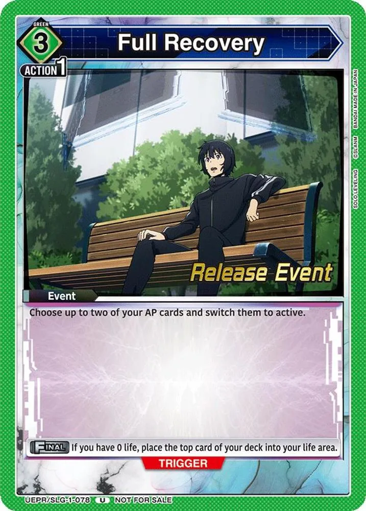Full Recovery (Release Event)