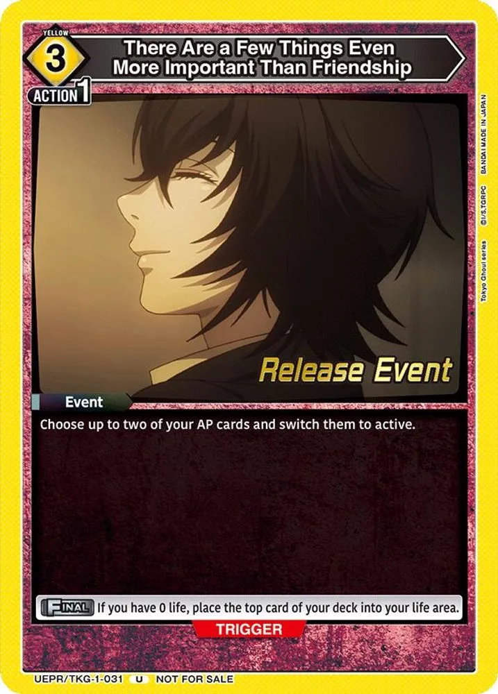 There Are a Few Things Even More Important Than Friendship (Release Event)