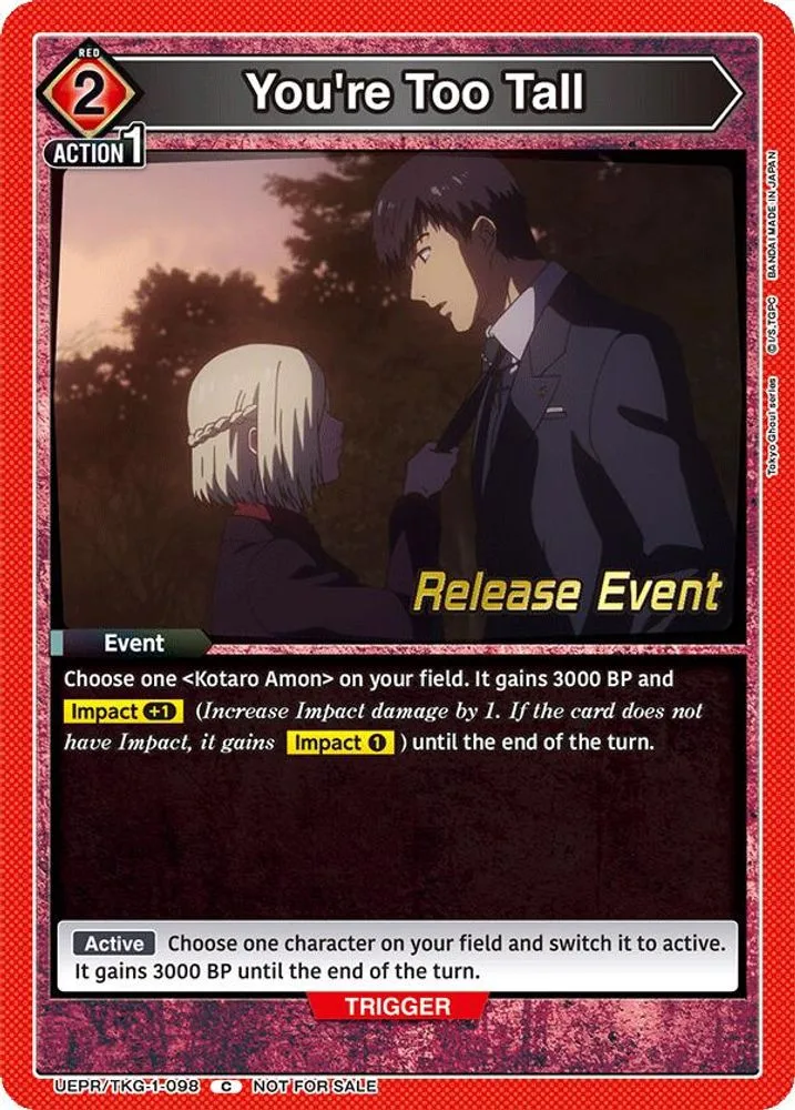 You're Too Tall (Release Event)