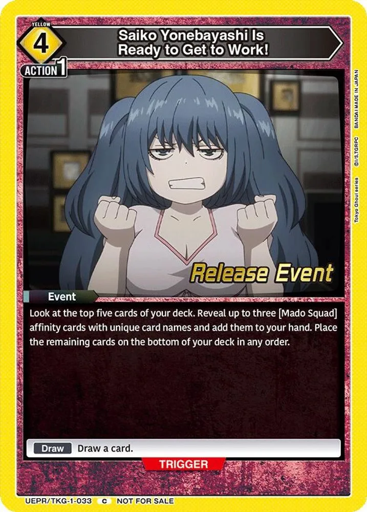 Saiko Yonebayashi Is Ready to Get to Work! (Release Event)