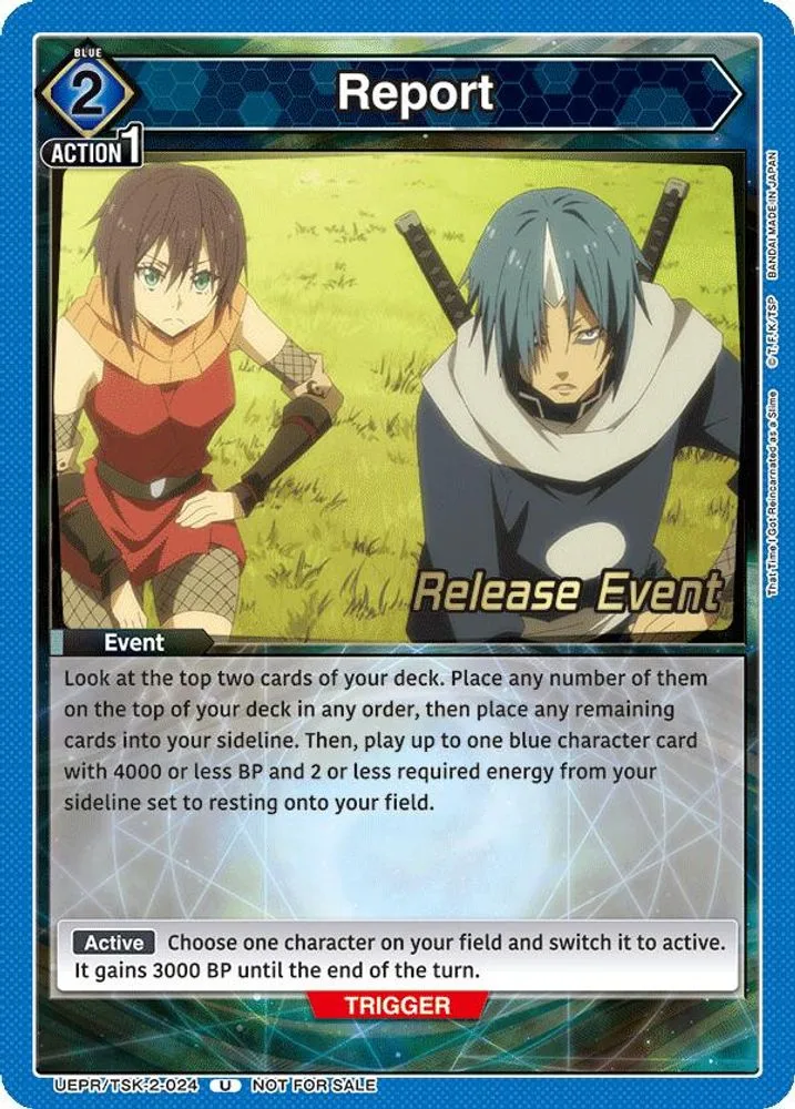Report (Release Event)