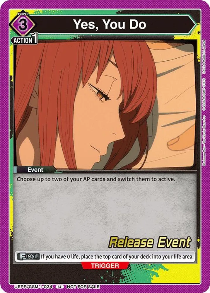 Yes, You Do (Release Event)