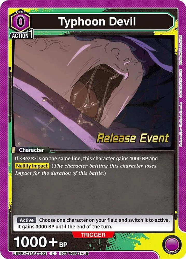 Typhoon Devil (Release Event)