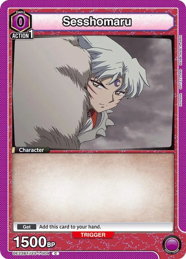 Sesshomaru (Box Topper Foil)
