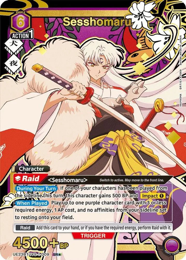 Sesshomaru (SR* · Box Topper Gold Foil)
