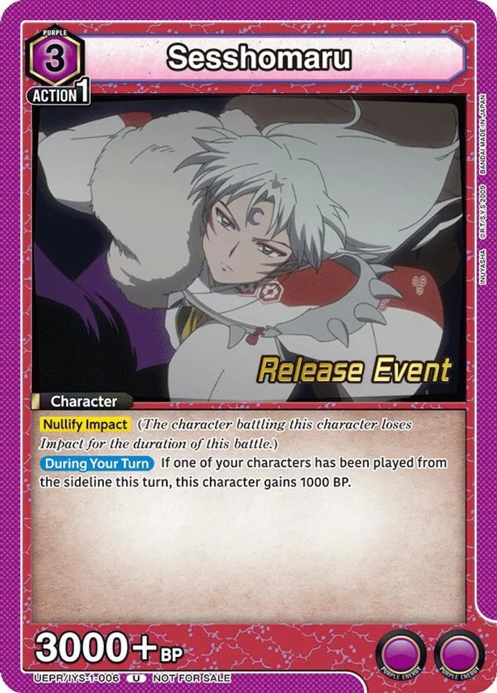 Sesshomaru (Release Event)
