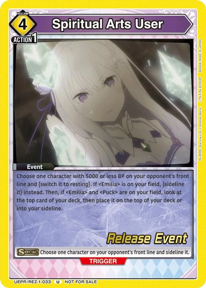 Spiritual Arts User (Release Event)