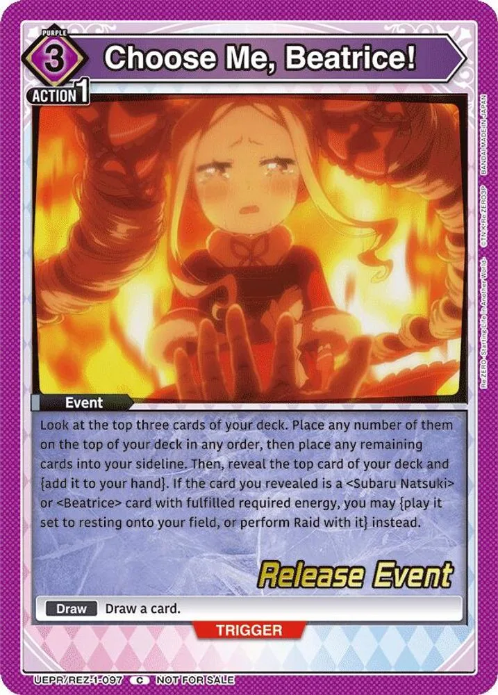Choose Me, Beatrice! (Release Event)